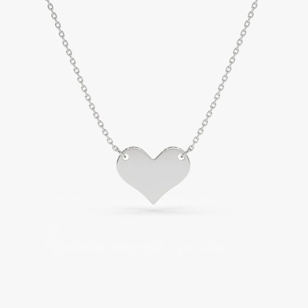 14k Gold Heart Necklace