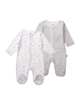 2 Pack Sleepsuits - Stars & Stripes