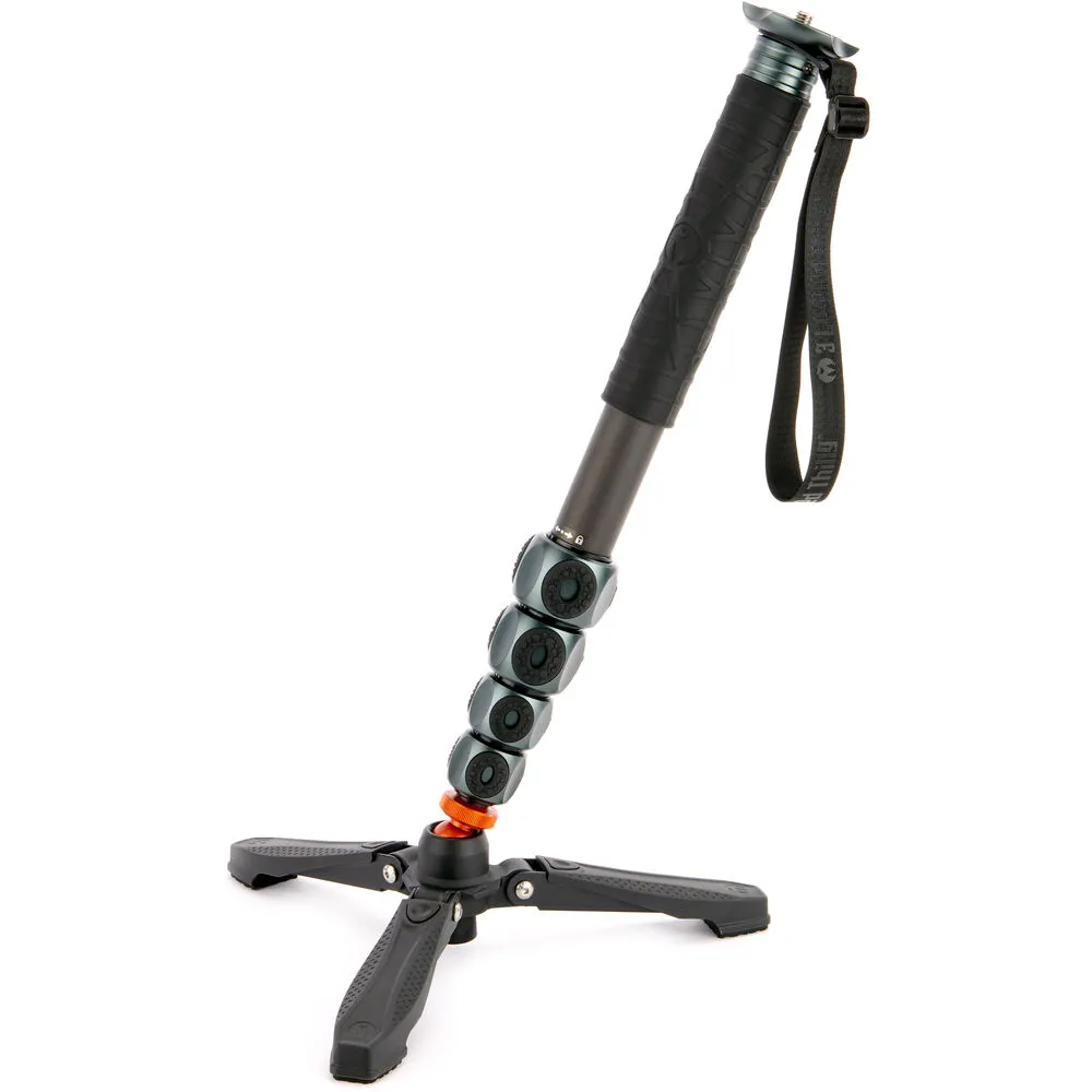 3 Legged Thing Alana Carbon Fiber Monopod with DocZ Foot Stabilizer Kit