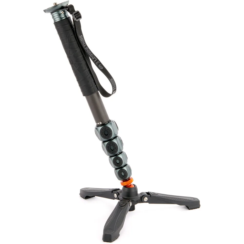 3 Legged Thing Alana Carbon Fiber Monopod with DocZ Foot Stabilizer Kit