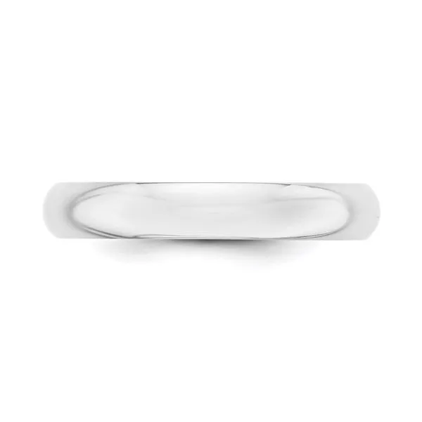 4MM White Gold Wedding Band