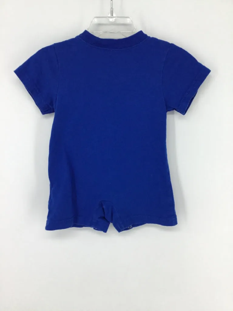 Adidas Child Size 6 Months Blue screen printed Outfit - boys