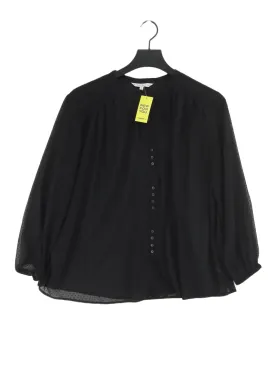 & Other Stories Women's Blouse UK 8 Black 100% Polyester