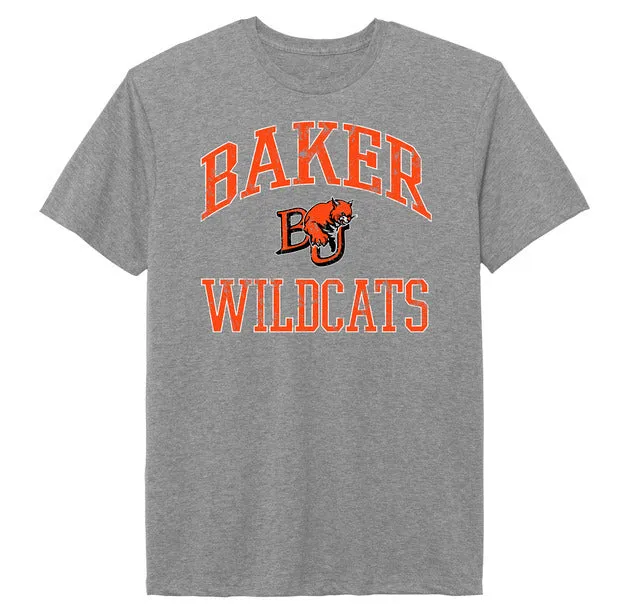 Baker BU Wildcats Vintage Tee