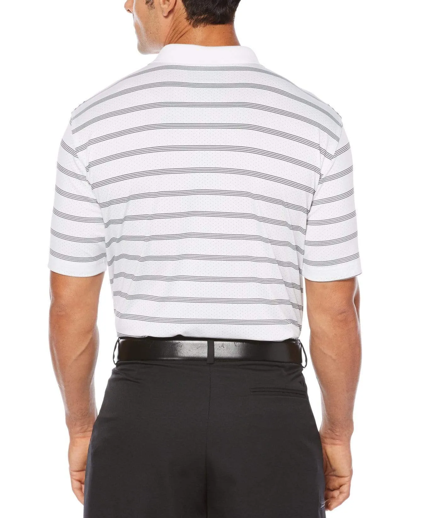 Big & Tall Opti-Dri Striped Polo