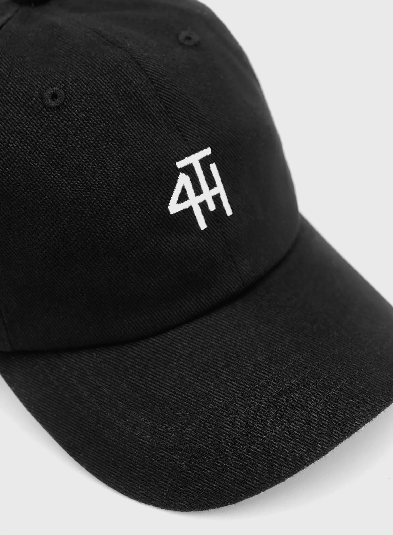 Black 4th Embroidered Cap - Beth