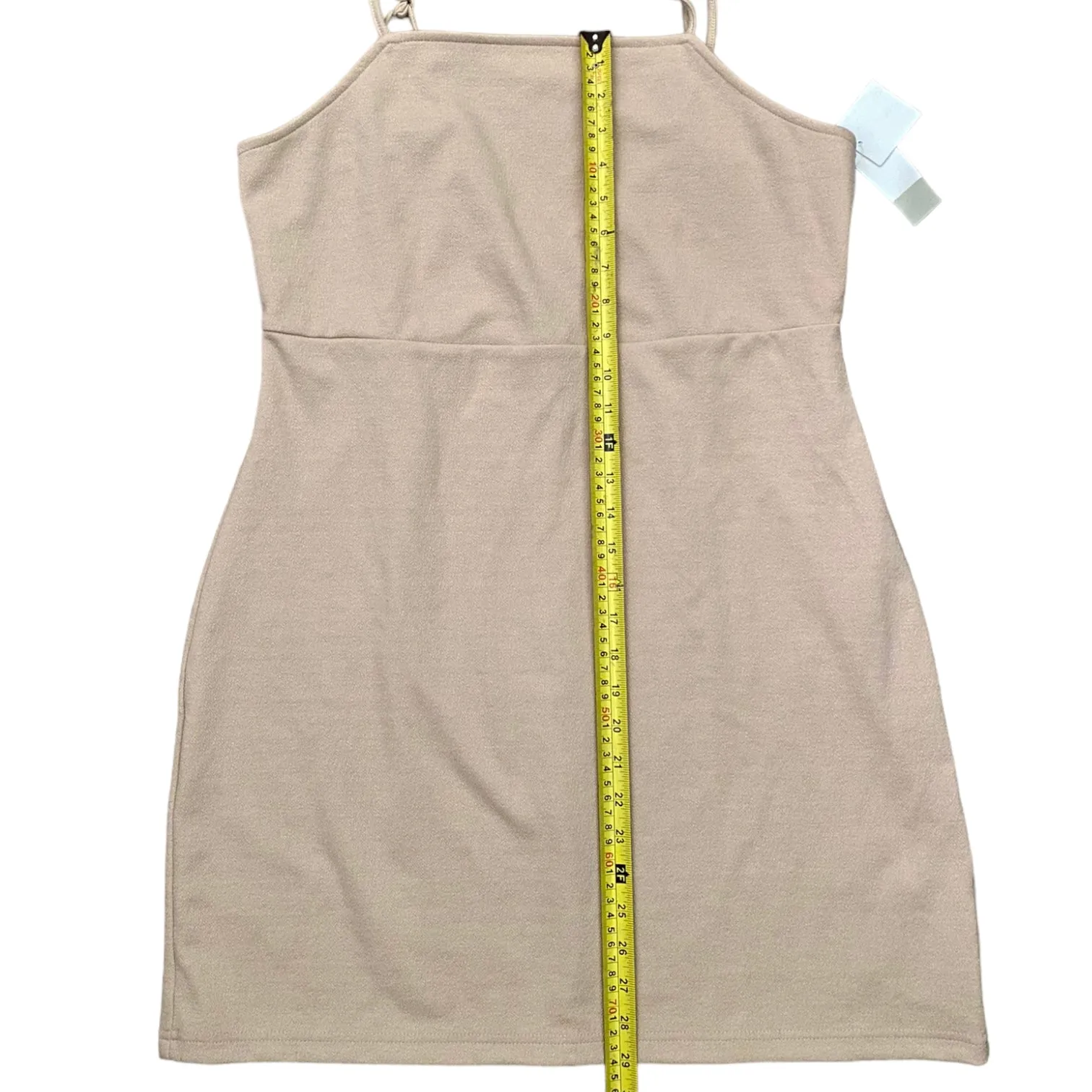 BP Moonlight Beige Spaghetti Strap Dress Size X-Large