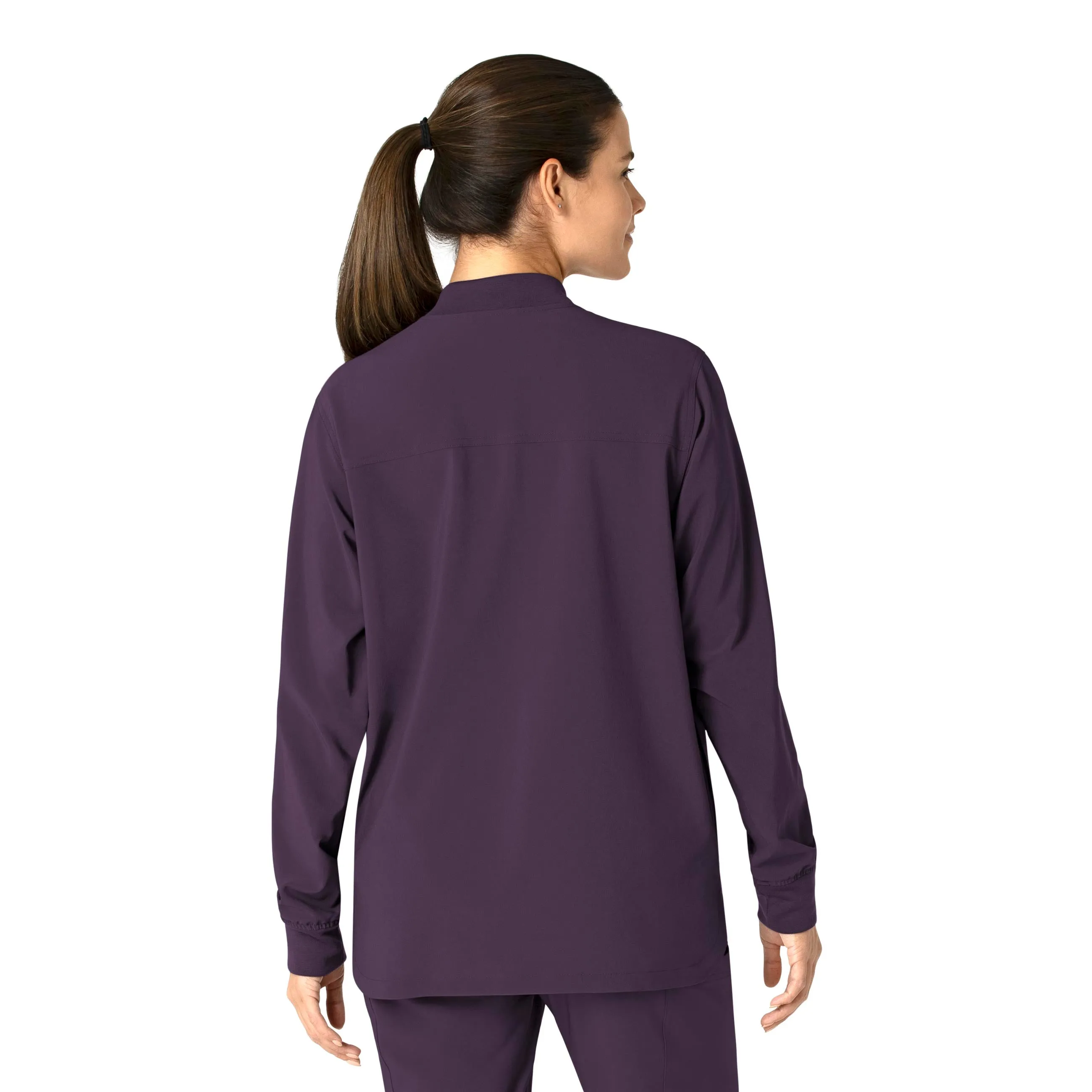 Carhartt Force Cross-Flex Women's Shirt Jacket - Black Plum