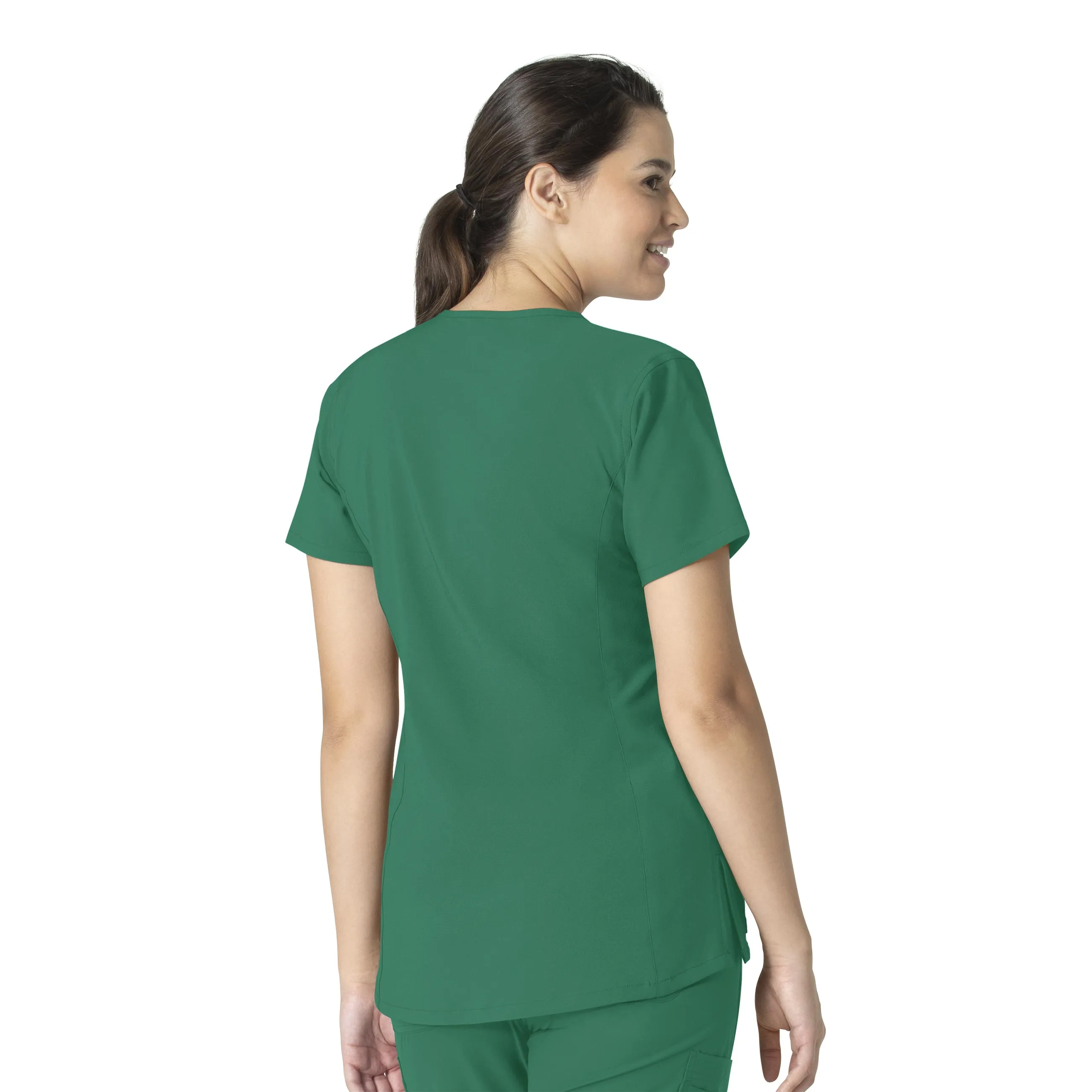 Carhartt Force Essentials Women's Notch Neck Tunic Scrub Top - Hunter