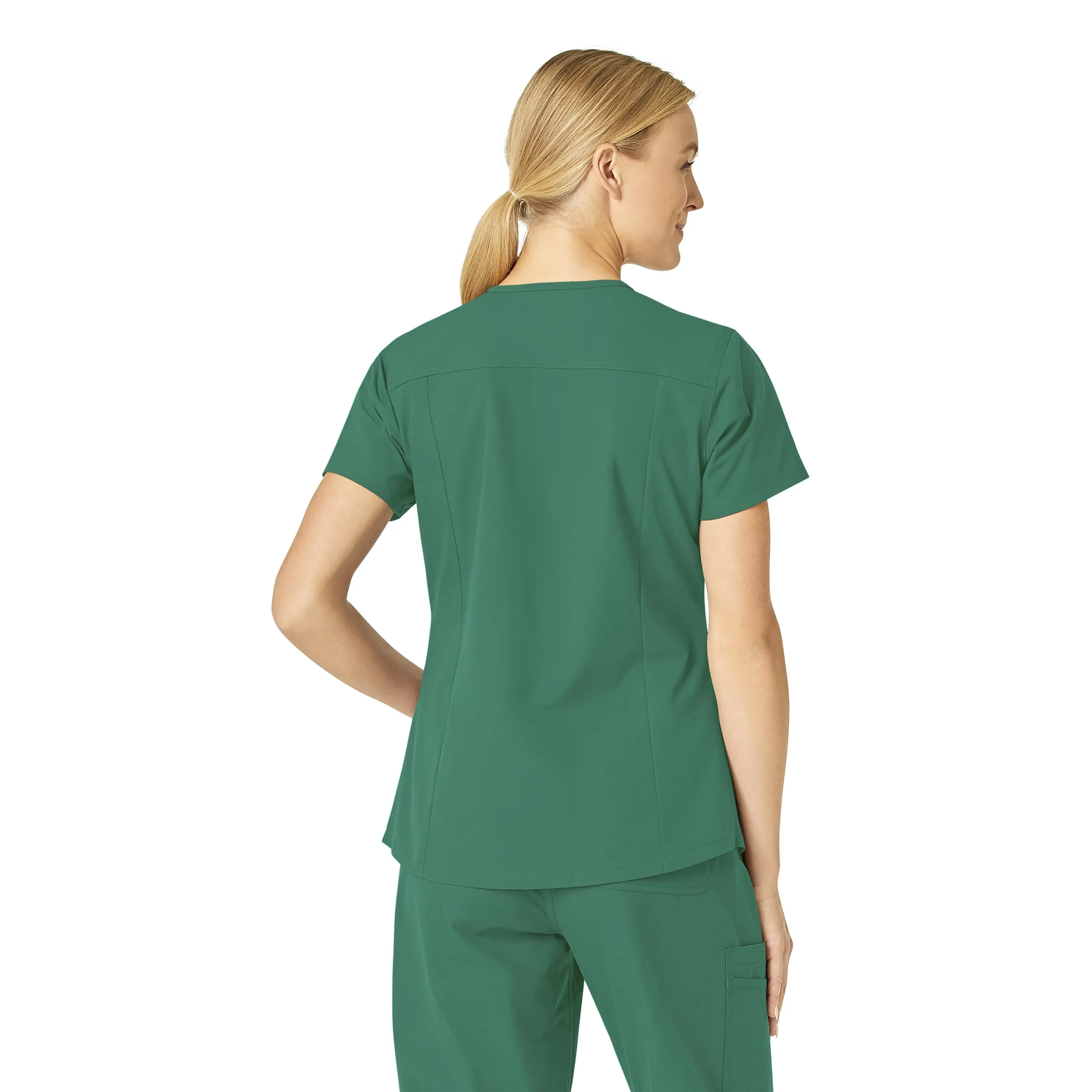 Carhartt Force Essentials Women's V-Neck Scrub Top - Hunter