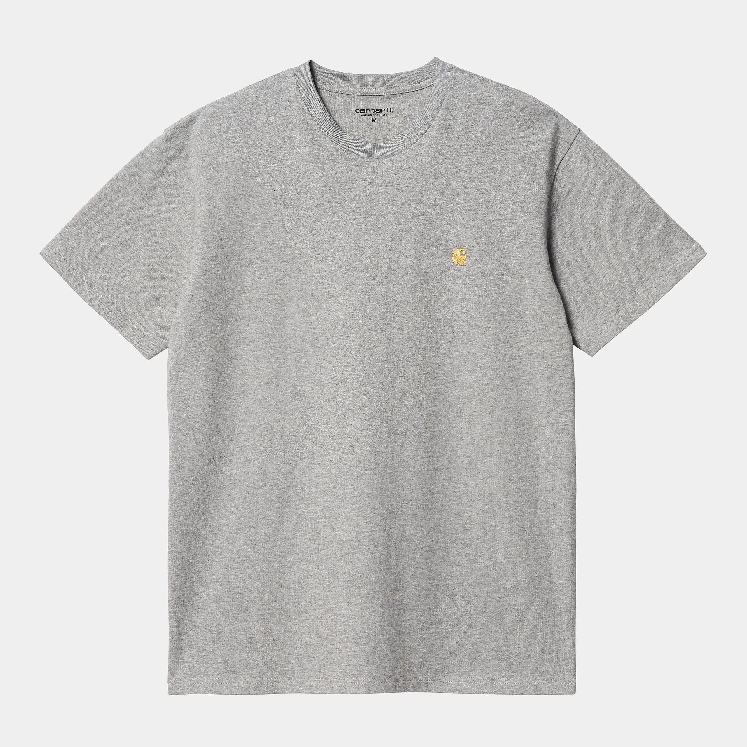 Carhartt S/S Chase T-shirt Grey Heather / Gold