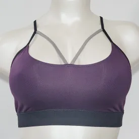 Champion N9537 Strappy Vented Wire Free Racerback Sports Bra Size XL Purple