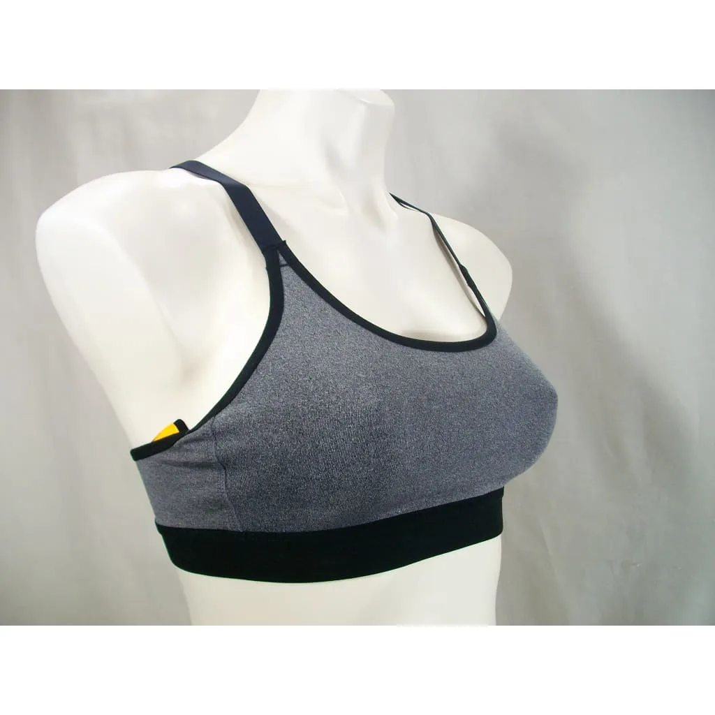 Champion N9650 C9 Power Core Wire Free Sports Bra SMALL Ebony Heather Gray NWT