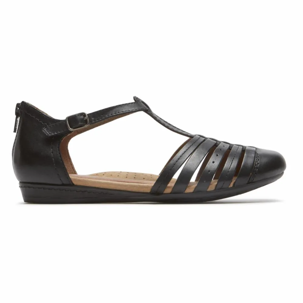 Cobb Hill GALWAY STRAPPY T BLACK/LEATHER