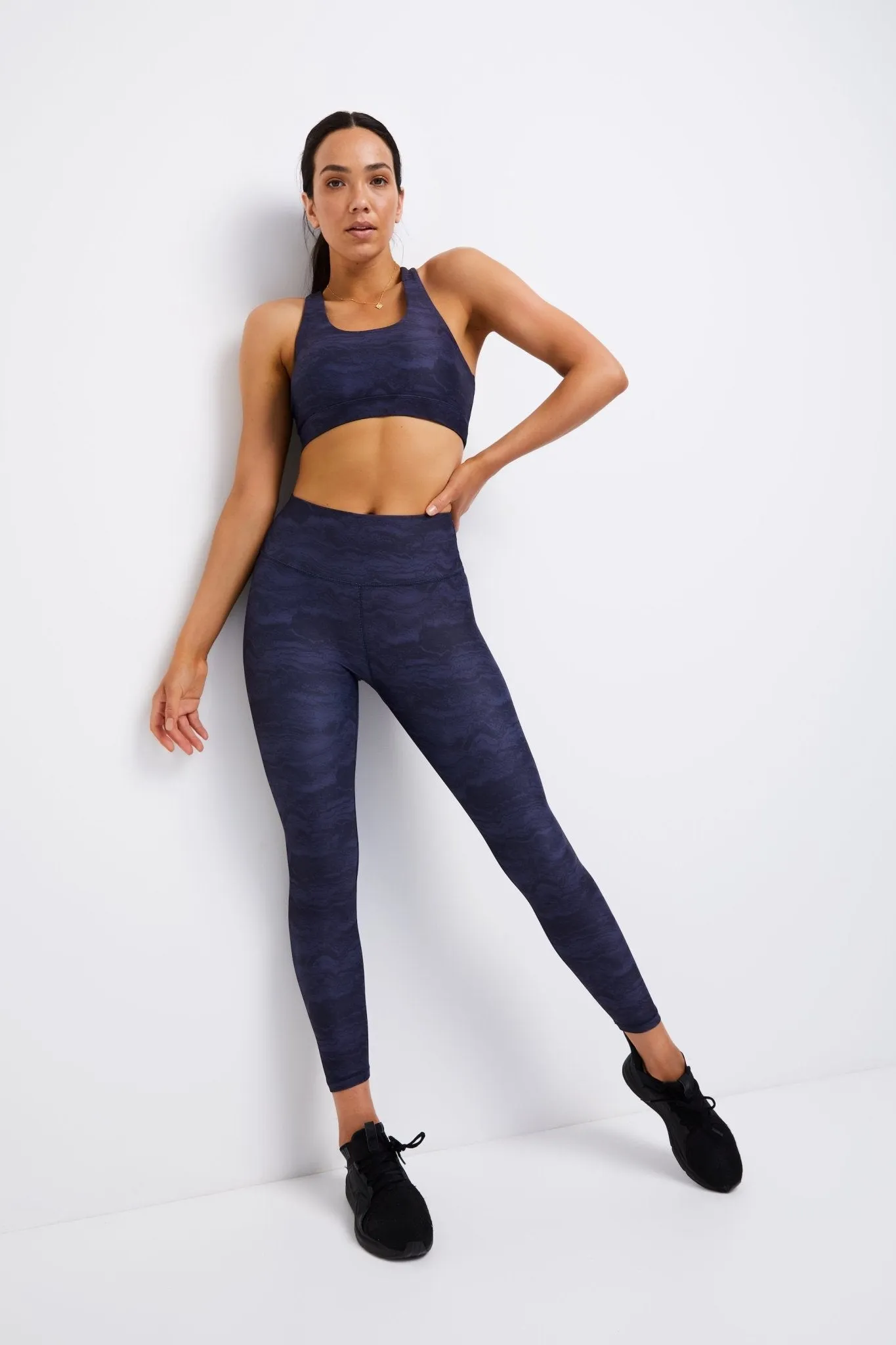 Deep Stone (Navy) Sports Bra