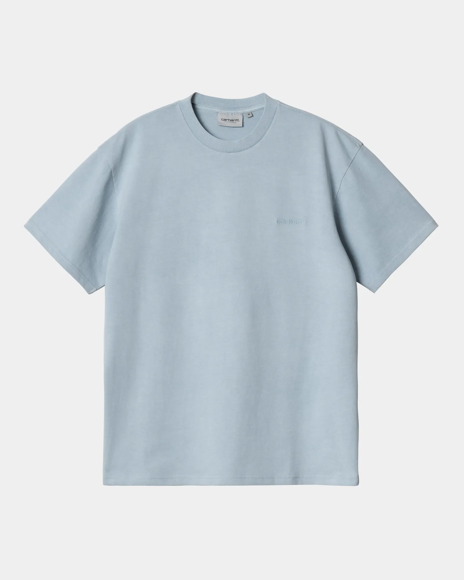 Duster Script T-Shirt | Misty Sky