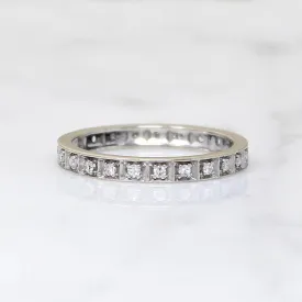 Elegant Diamond Eternity Band in White Gold