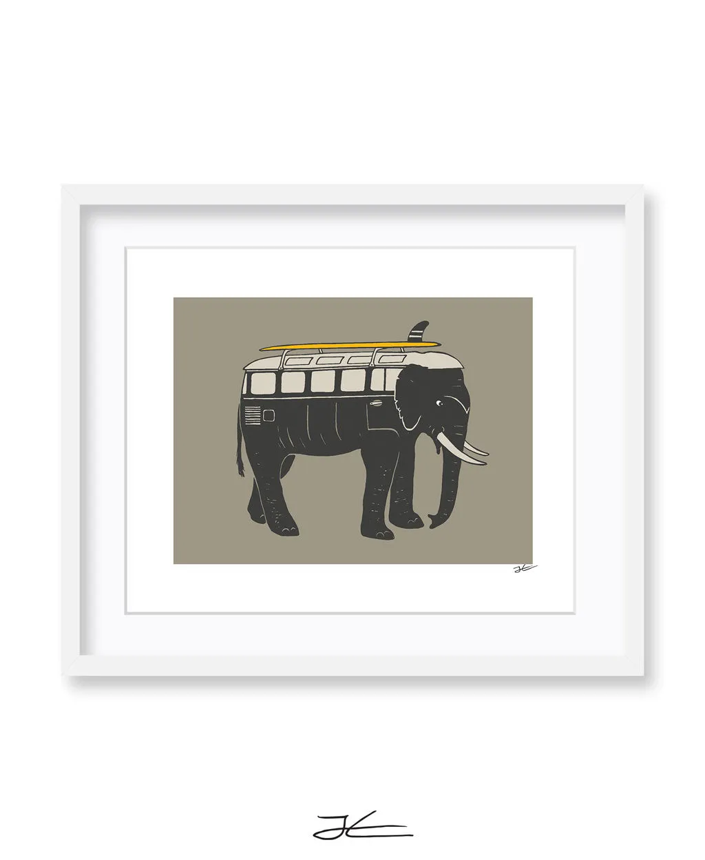 Elephant Mobile - Print/ Framed Print