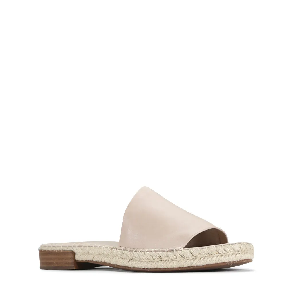 Esp Leather Espadrille Slides