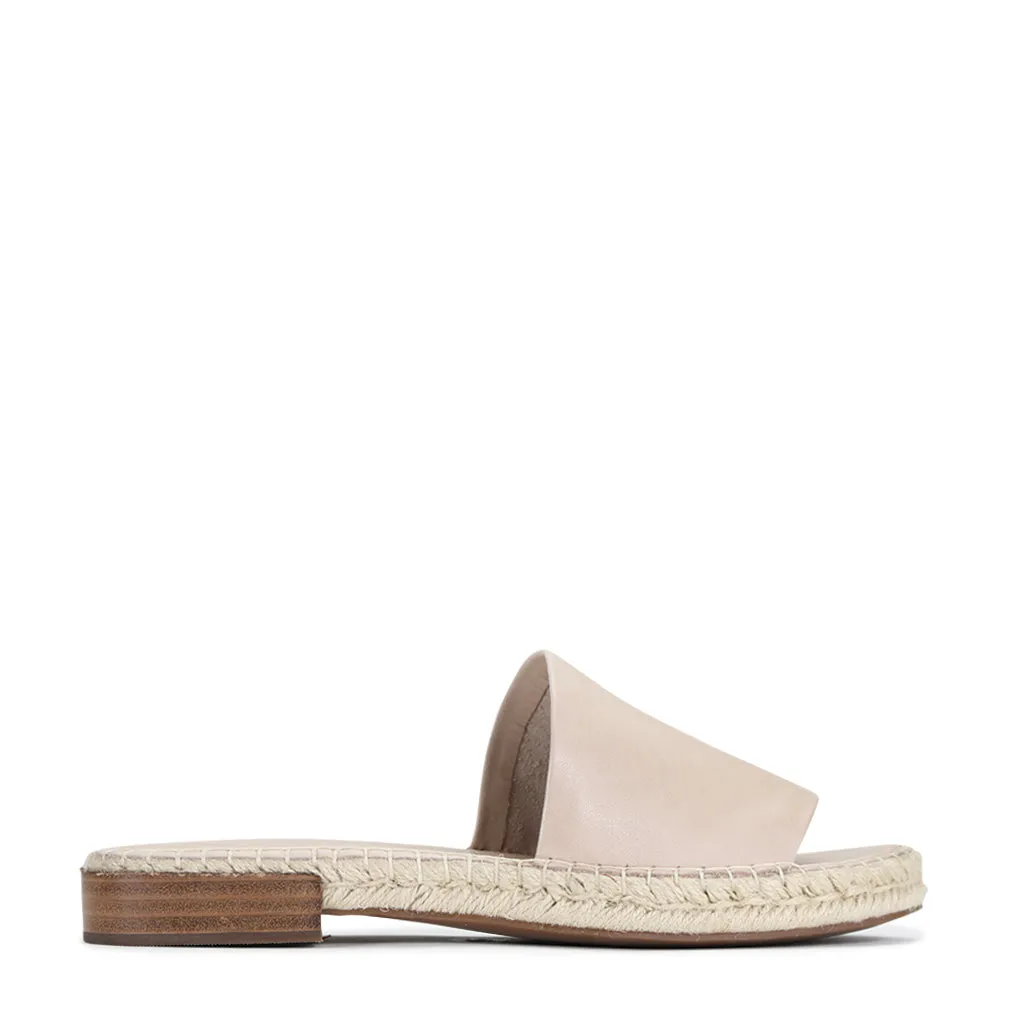 Esp Leather Espadrille Slides