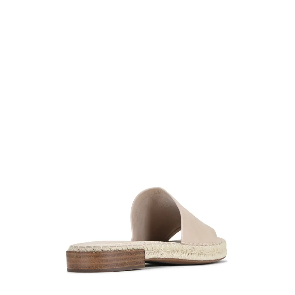 Esp Leather Espadrille Slides