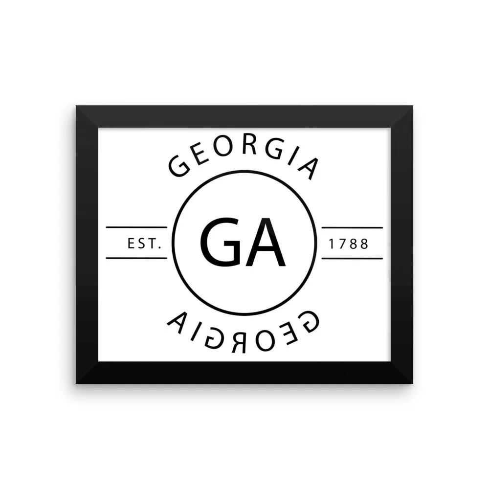 Georgia - Framed Print - Reflections