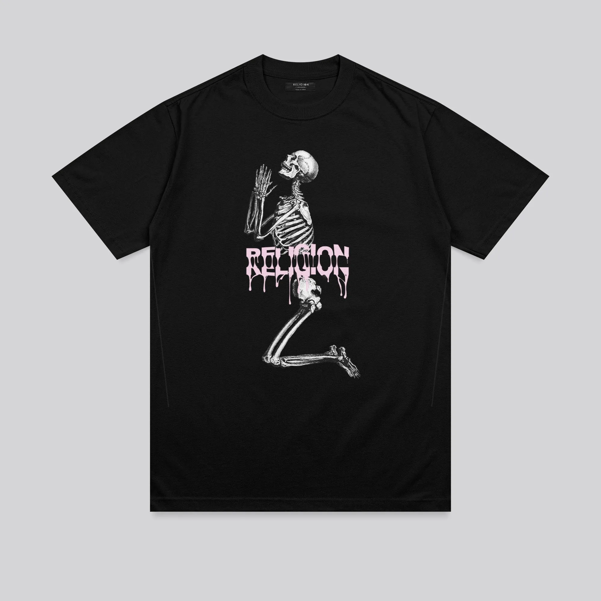 GLUE SKELETON T-SHIRT BLACK