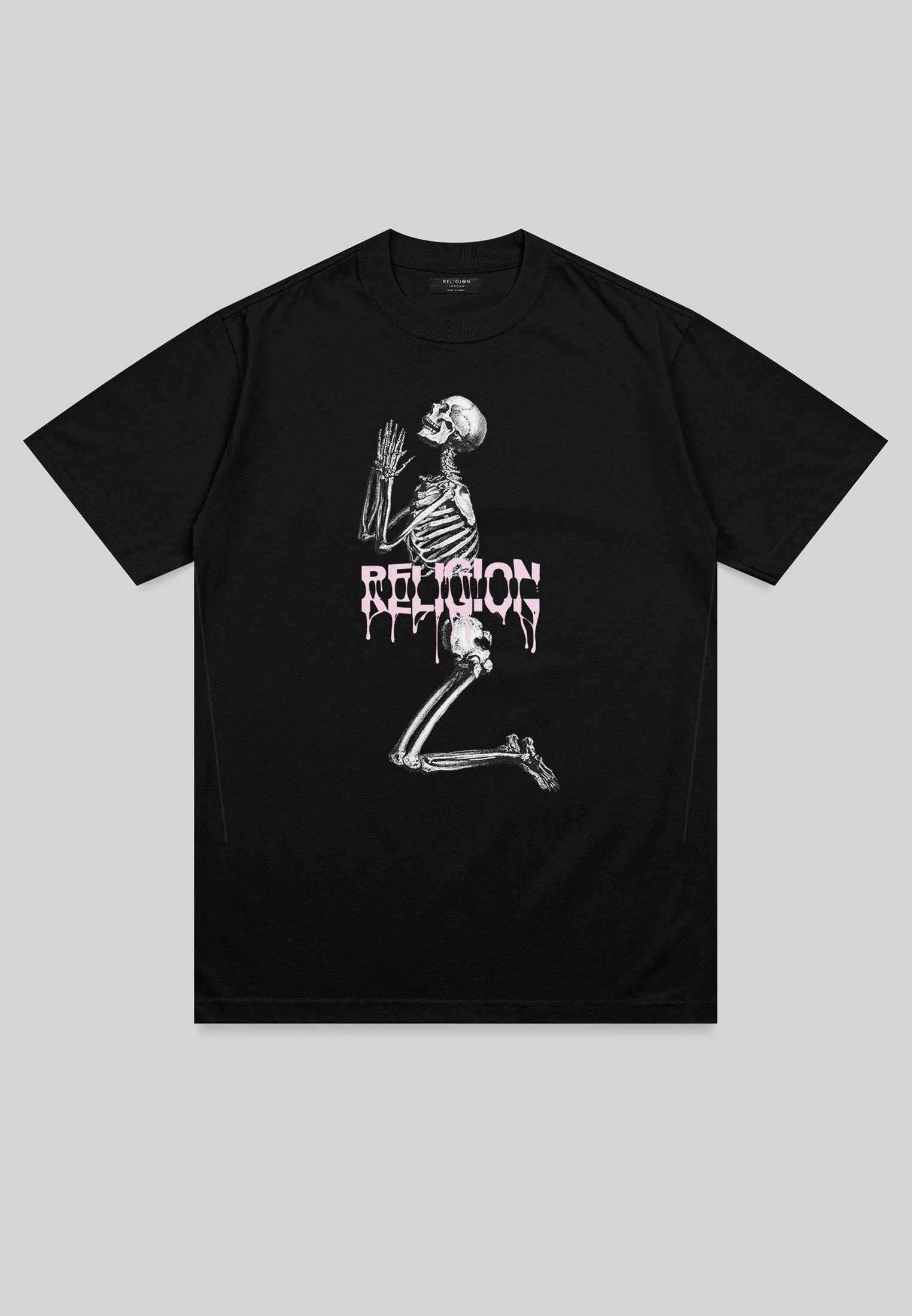 GLUE SKELETON T-SHIRT BLACK