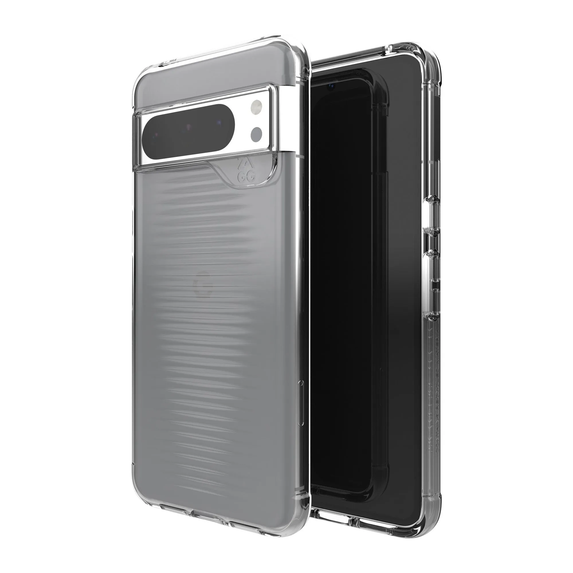 Google Pixel 8 Pro ZAGG (GEAR4) Luxe Case - Clear (English Only PKG) - 15-11986