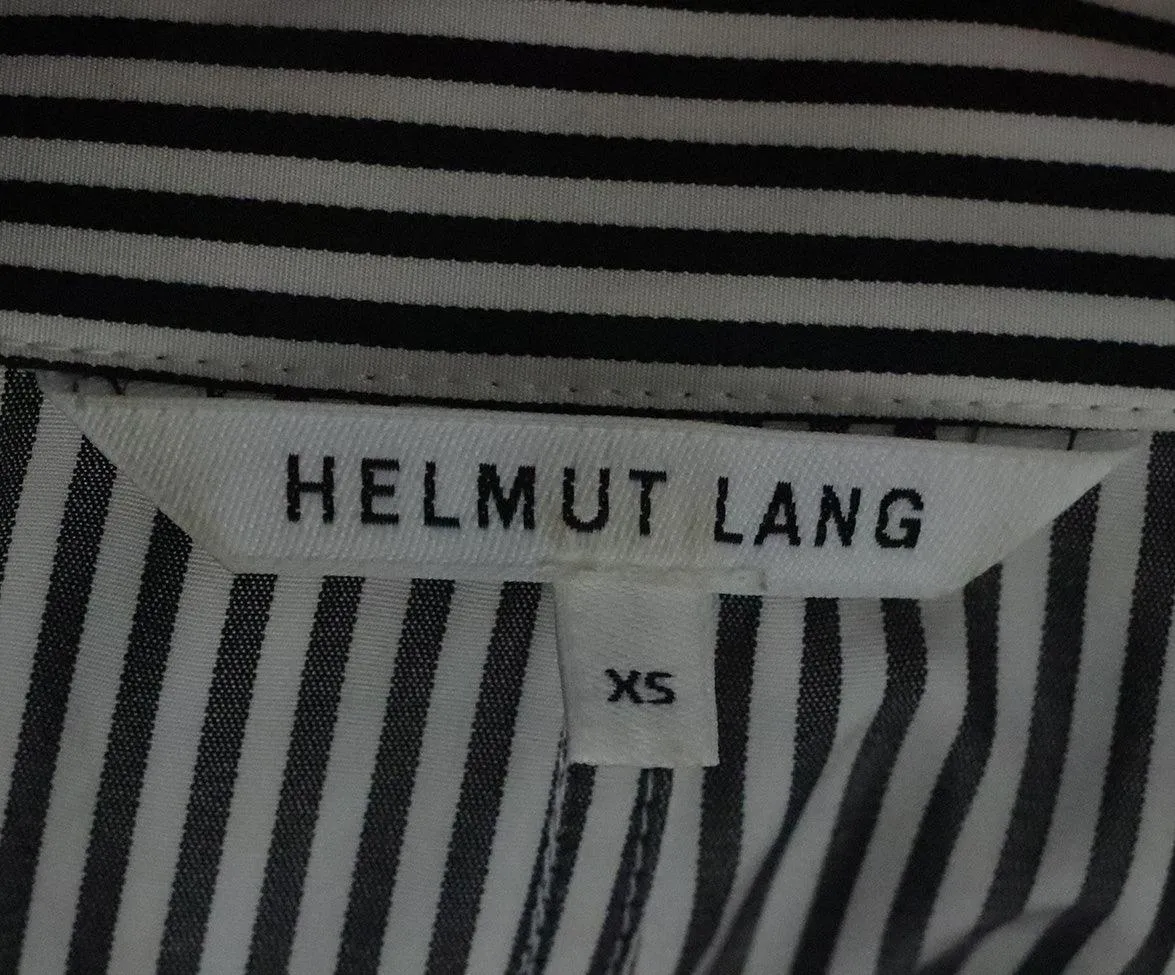 Helmut Lang Black & White Striped Top sz 2