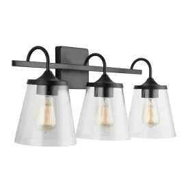 Jayne 3 Light Vanity - Black