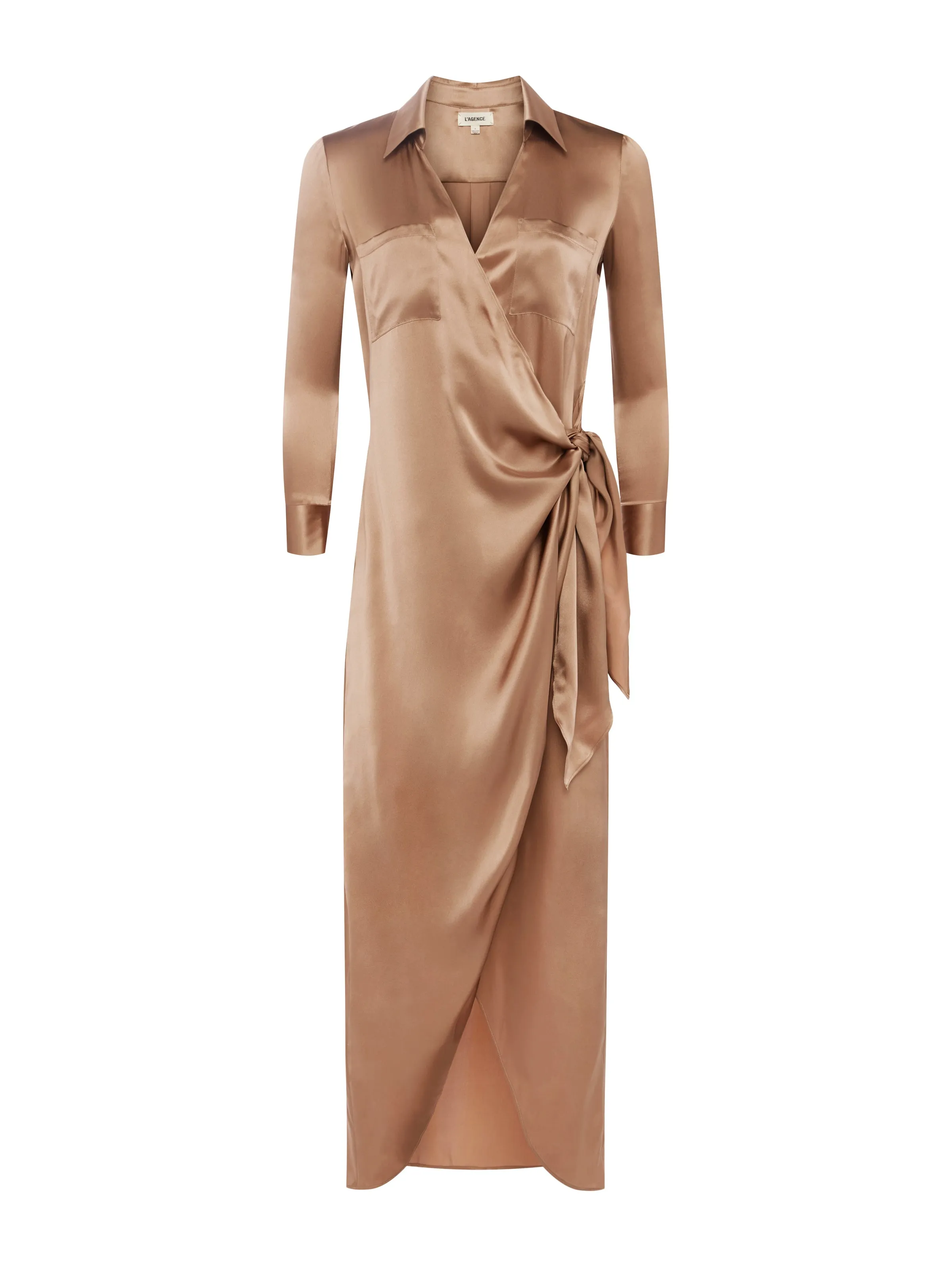 Kadi Silk Wrap Dress