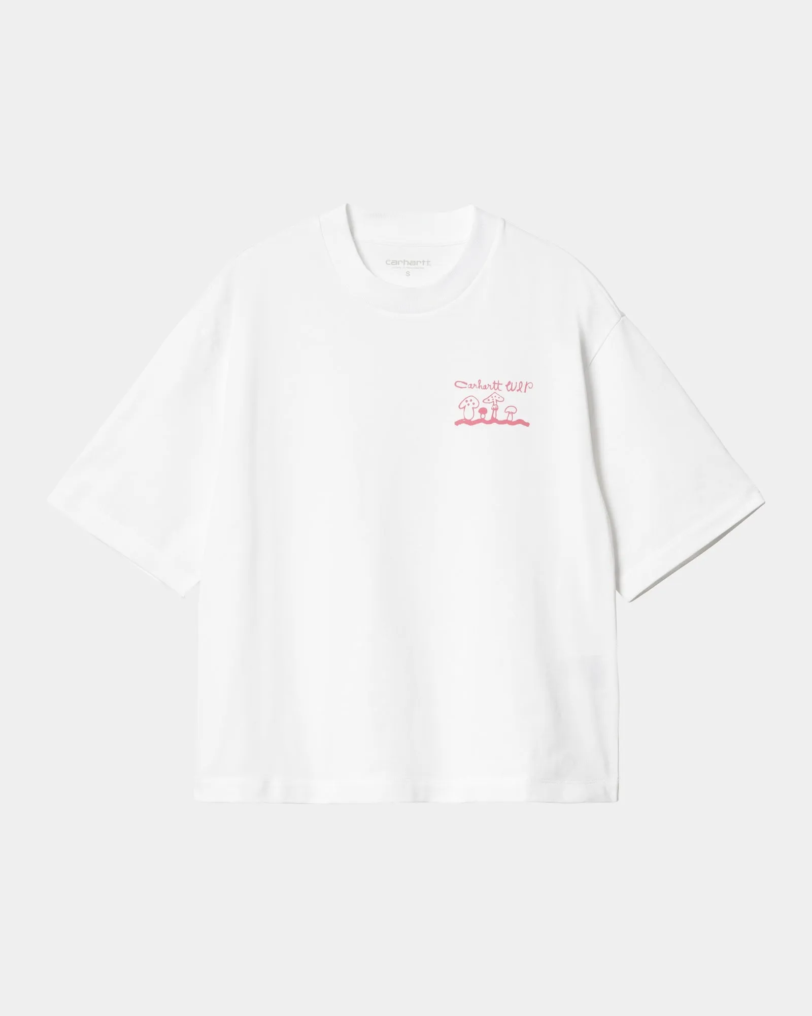 Kainosho T-Shirt | White / Charm Pink