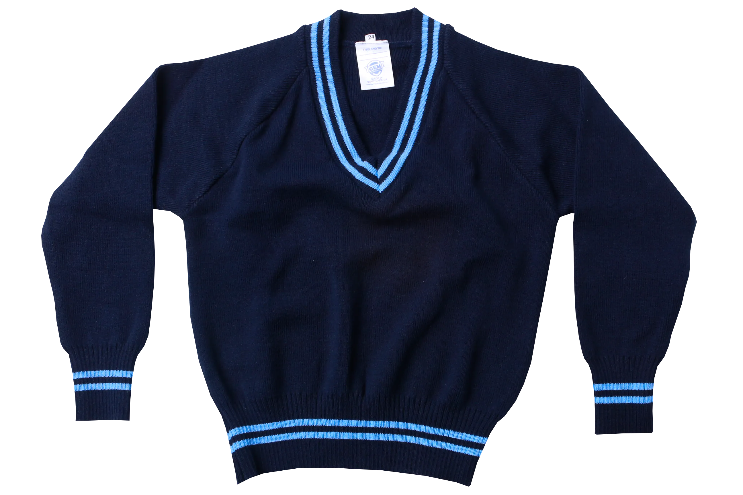 Longsleeve Striped Jersey - EMB Navy/Sky