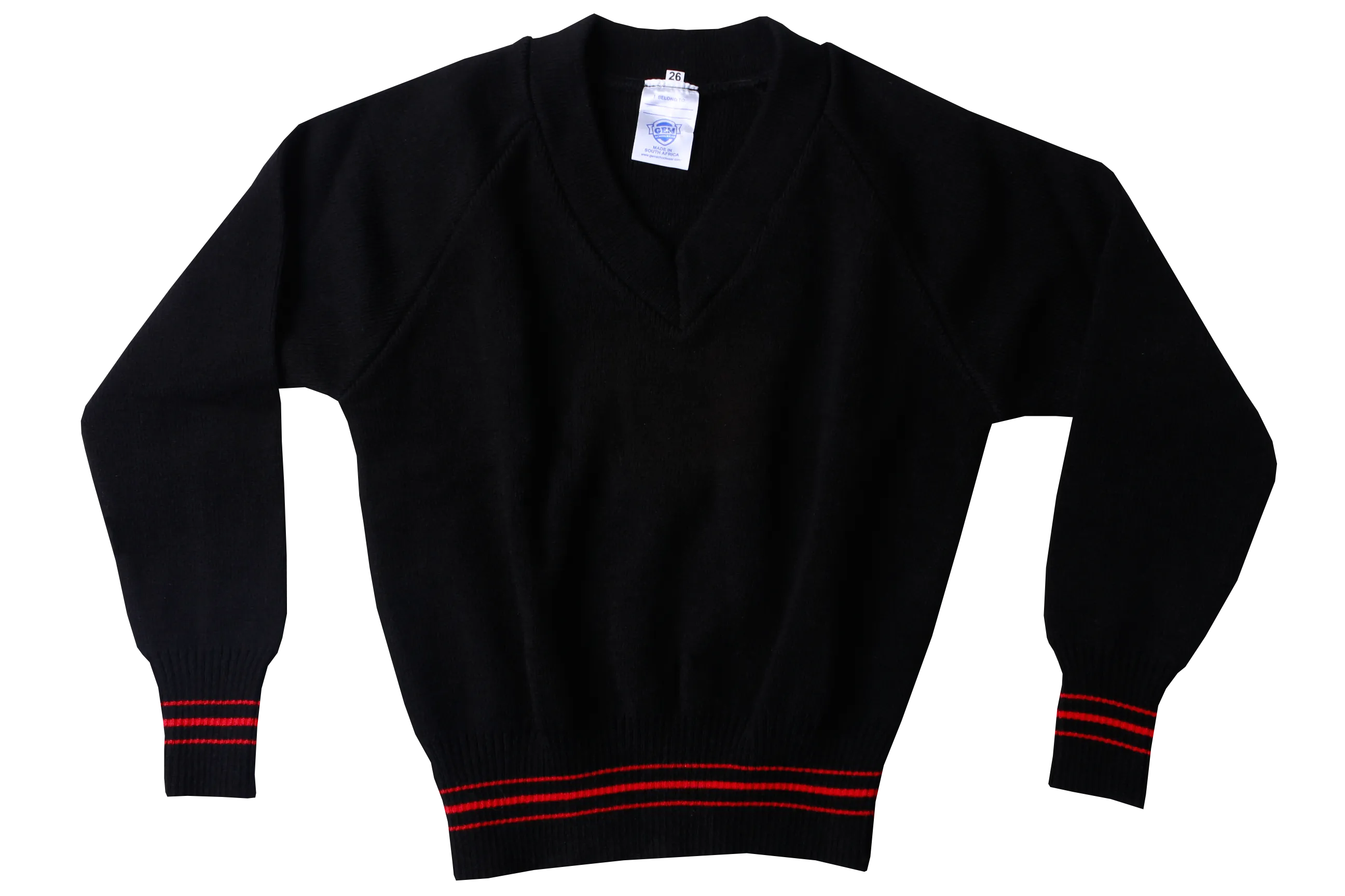 Longsleeve Striped Jersey - Maris Stella Black/Red