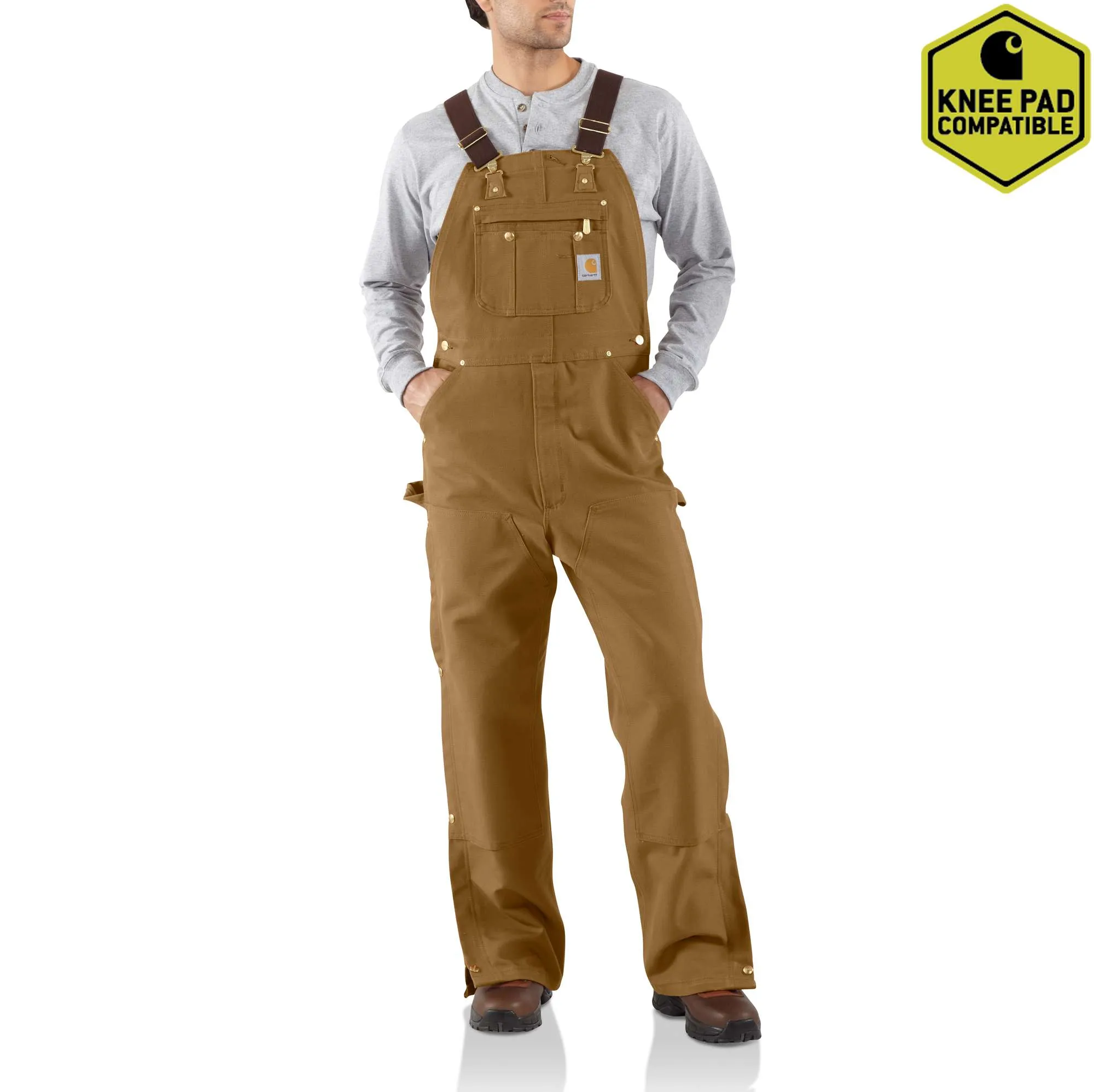 Loose Fit Firm Duck Bib Overall