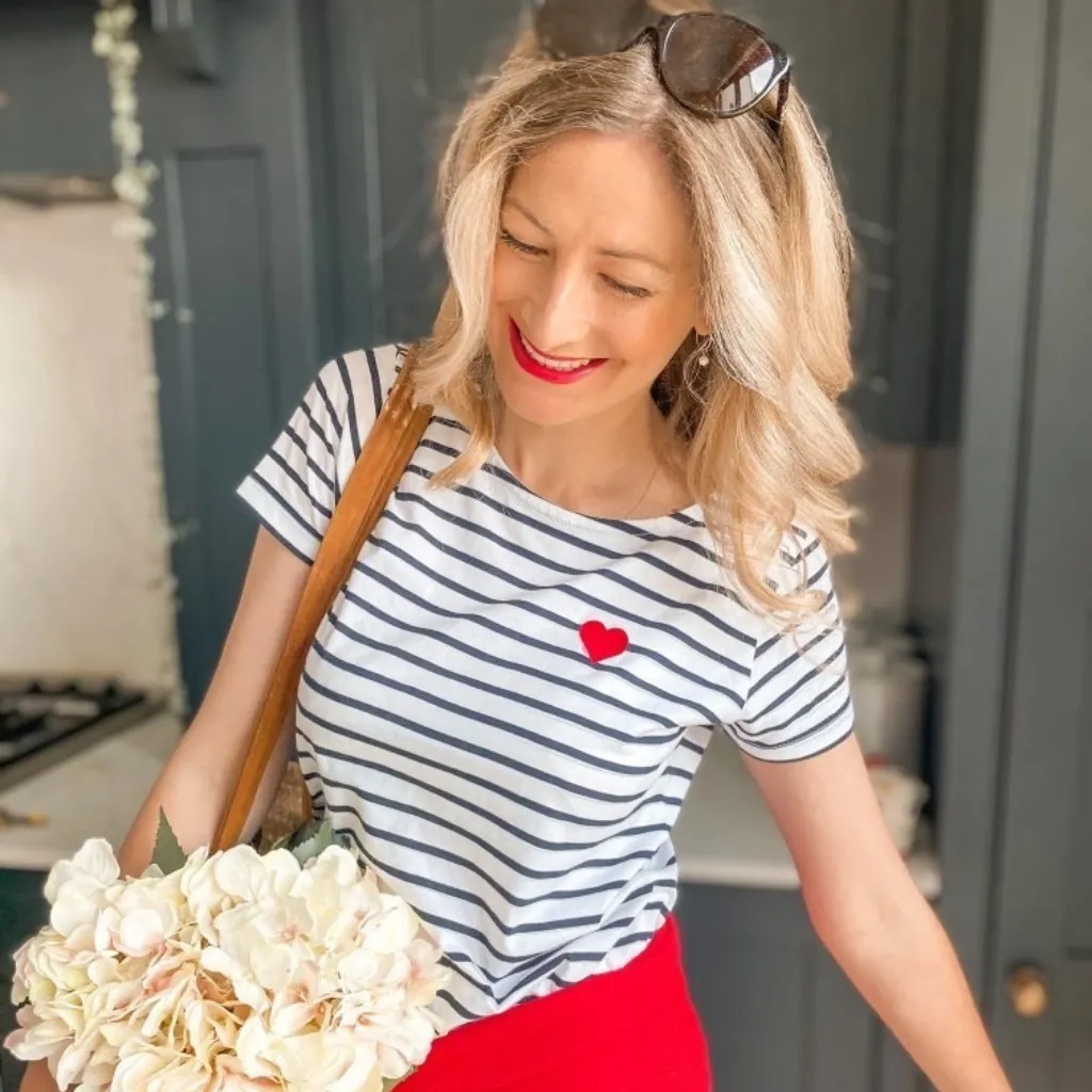 Love Heart Breton Tee