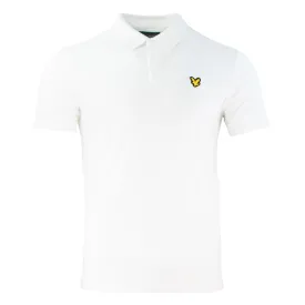 Lyle & Scott Jacquard Polo Shirt - White