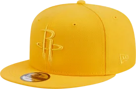 Men's Houston Rockets New Era 9FIFTY Gold Color Pack Adjustable Cap