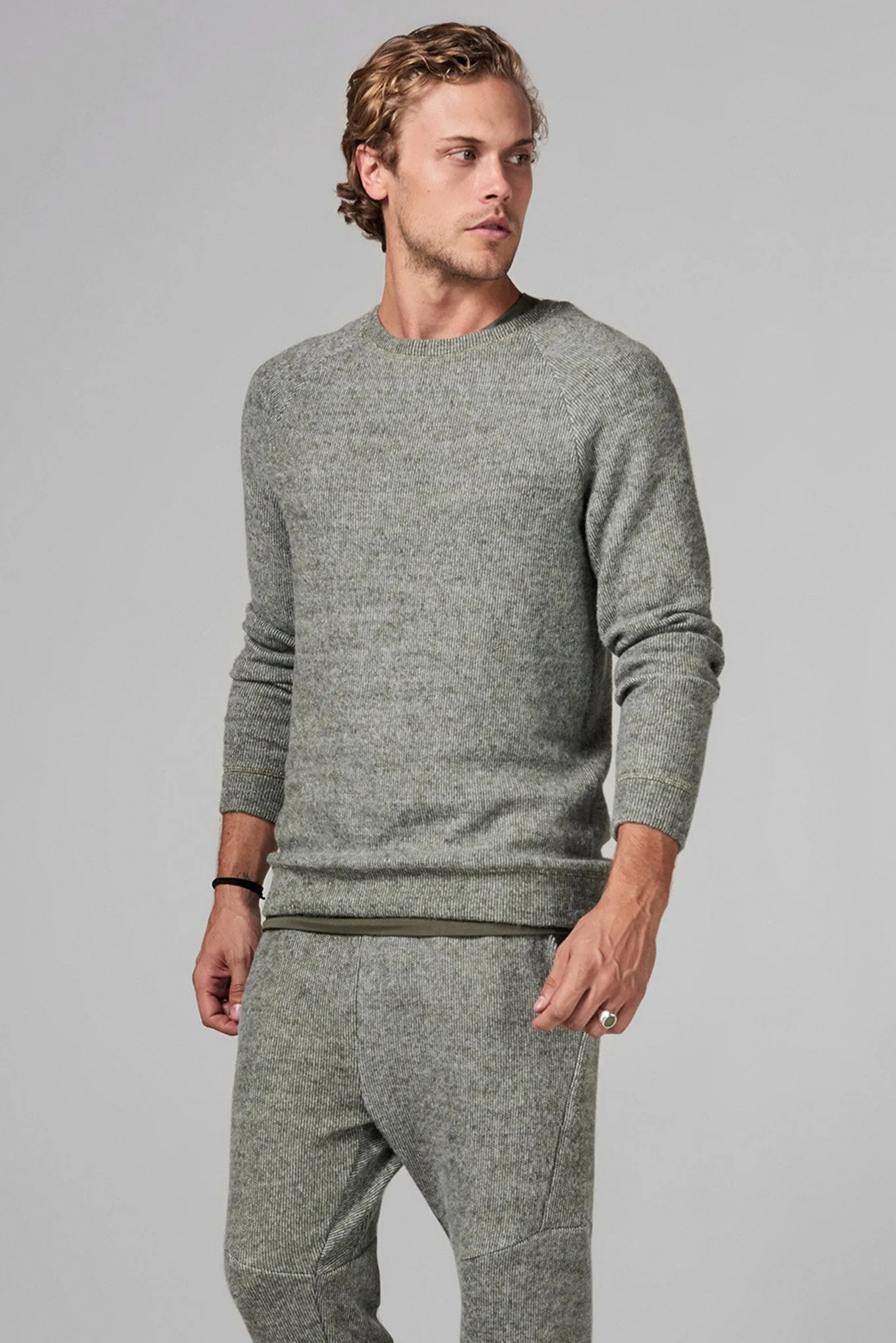 Men's Soft Knit Melange Pullover Sweater