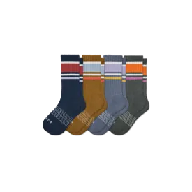 Men's Stripes Calf Sock 4-Pack