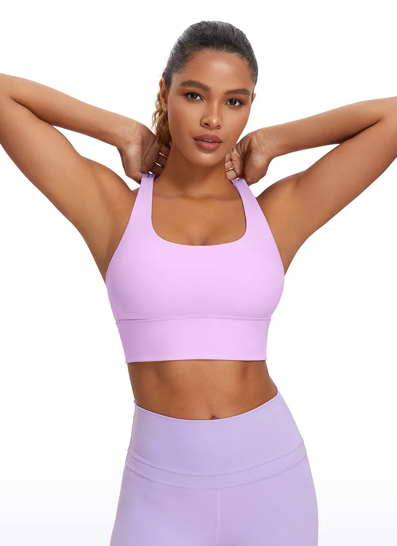 Nakedfeel Strappy Longline Bra Criss Cross Back