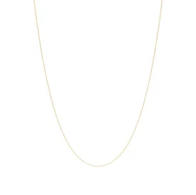 Plain Chain Necklace - Gold