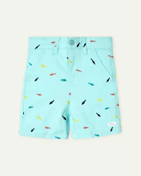 Printed Fish Shorts