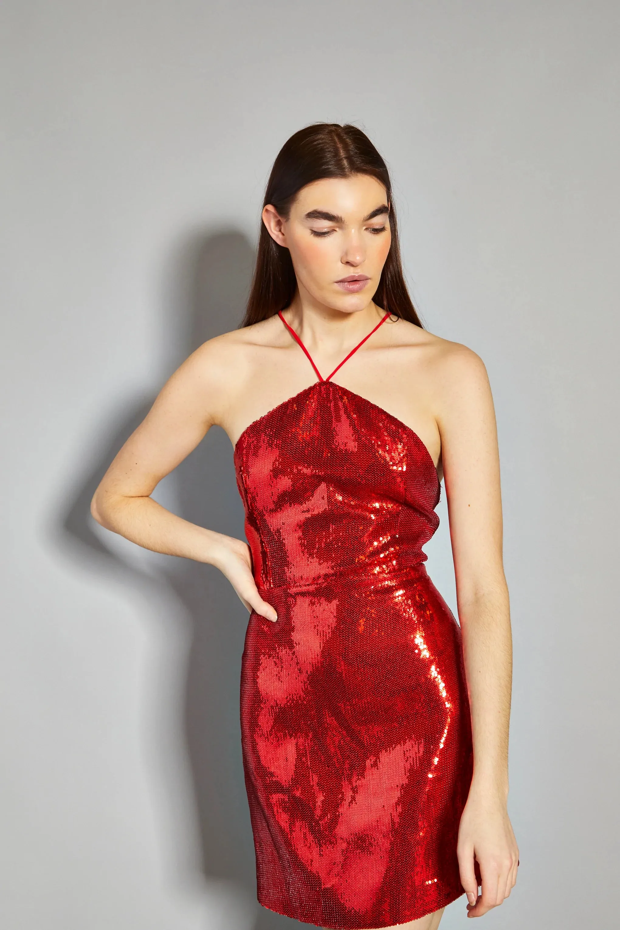 Red Sequin Mini