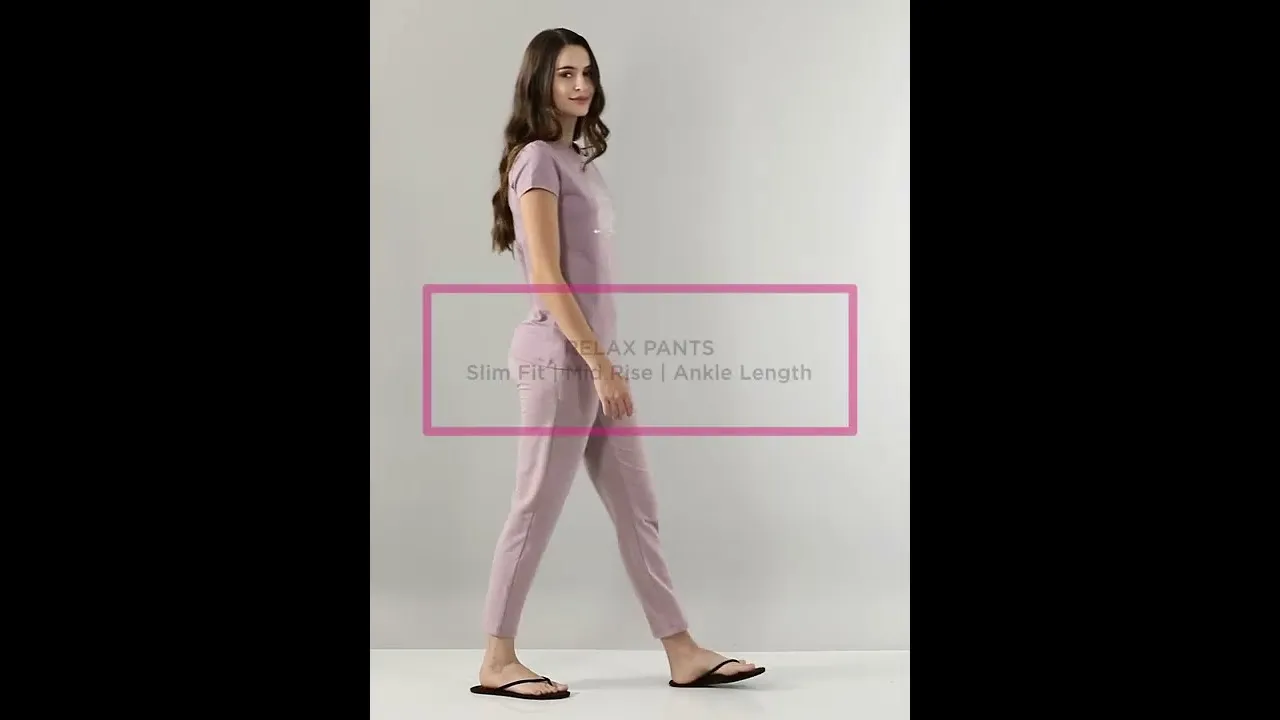 Relax Pants | Cotton Spandex Terry Tapered Pant