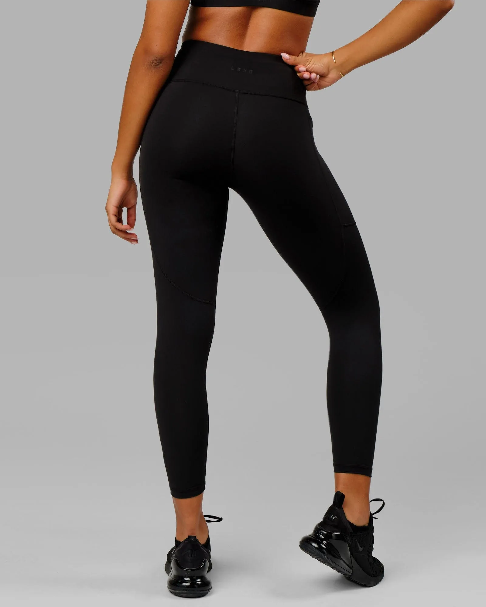 Rep 7/8 Length Leggings - Black-White