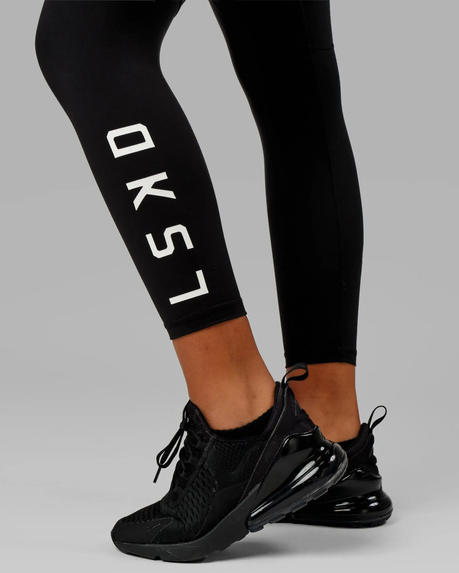 Rep 7/8 Length Leggings - Black-White