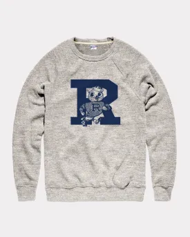 Rice Owls Monogram Athletic Grey Crewneck