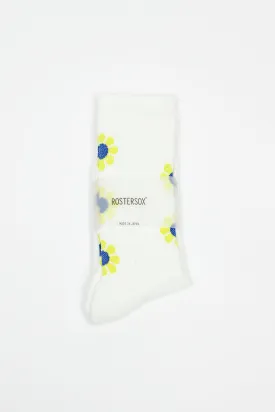 RS-195 Peace Socks White